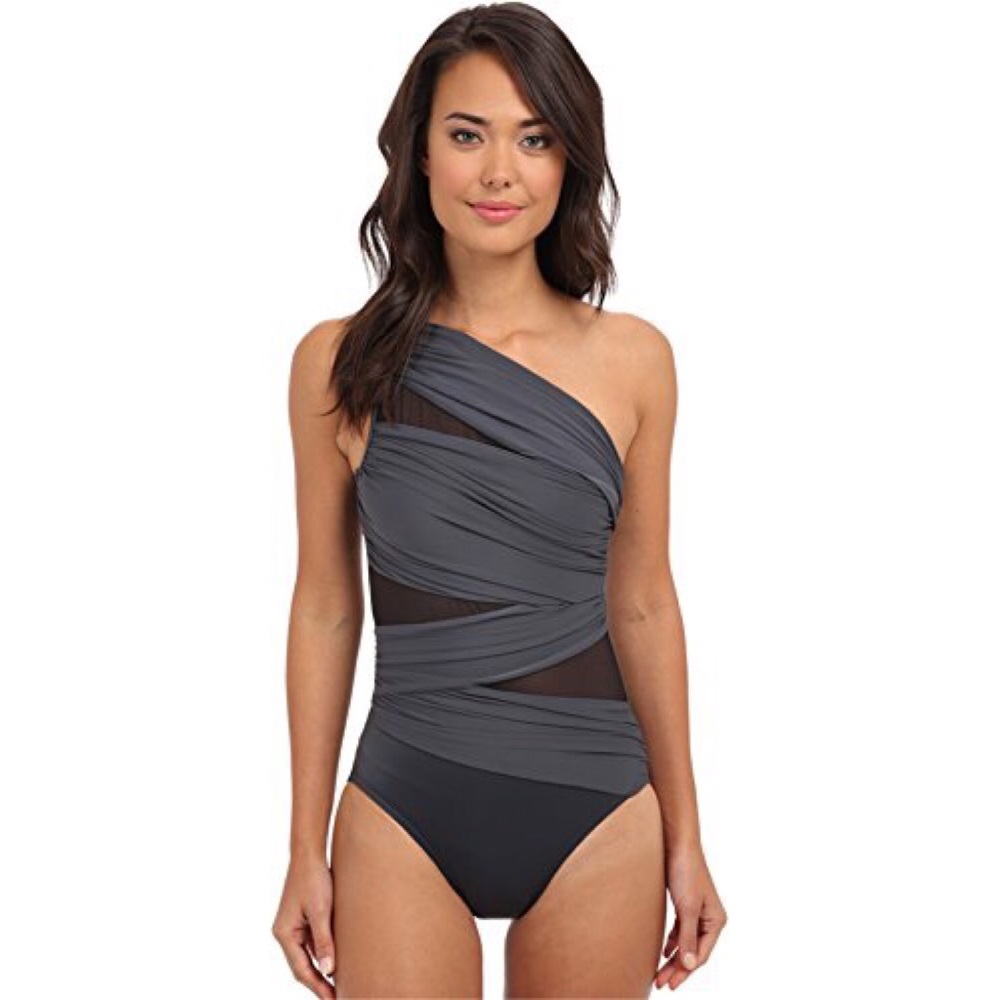 Miraclesuit One Piece Swimsuit Swimwear Shoulder